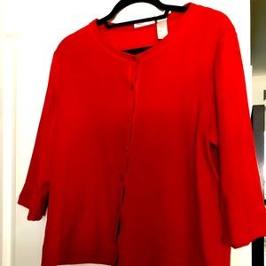 Liz Claiborne  ottoman Knit Tank and Sweater Set